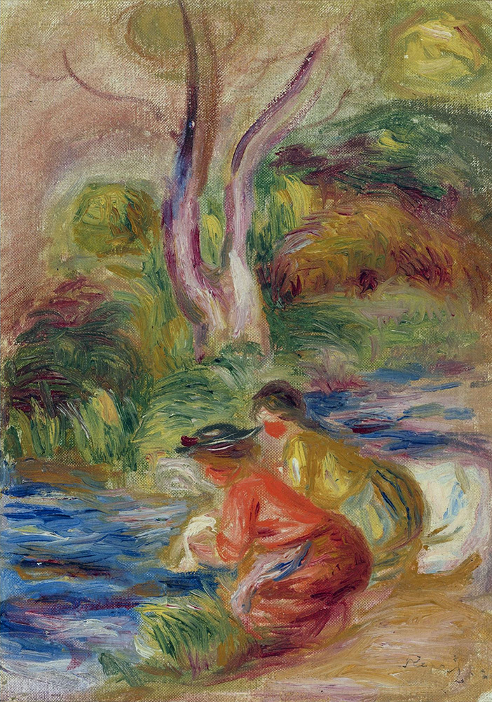 Pierre-Auguste Renoir Laundresses oil painting reproduction