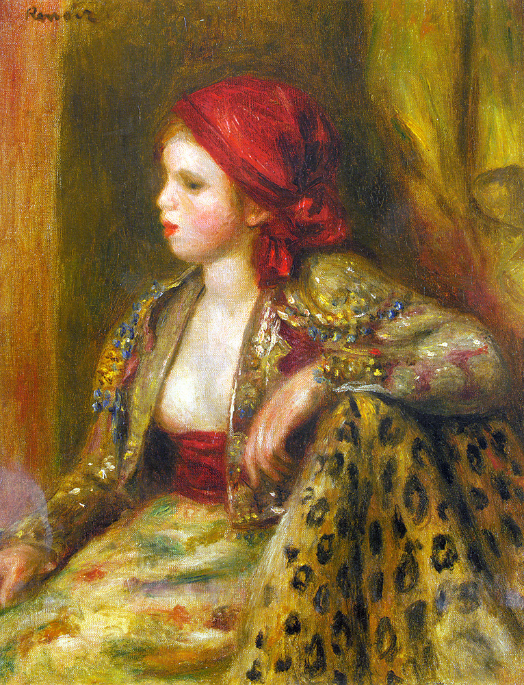 Pierre-Auguste Renoir Odalisque, 1895 oil painting reproduction