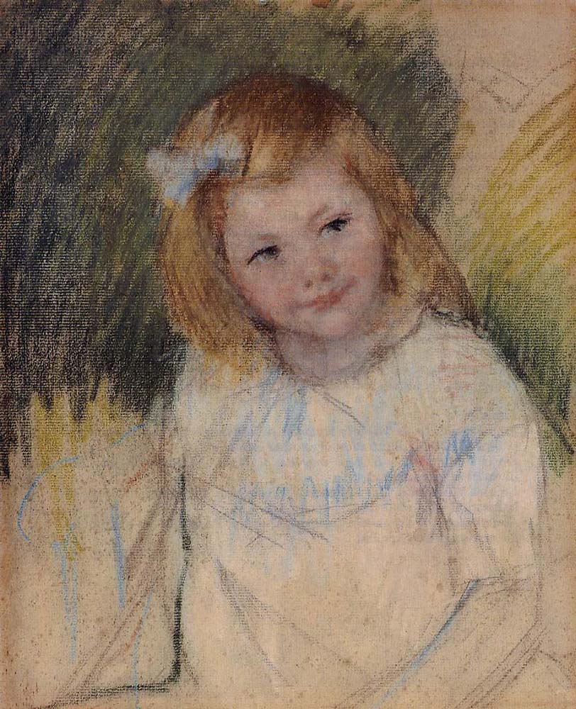 Pierre-Auguste Renoir Sara Looking to the Right, 1901 oil painting reproduction