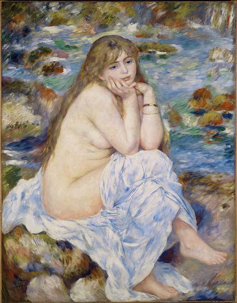 Pierre-Auguste Renoir Seated Bather, 1883-84 oil painting reproduction