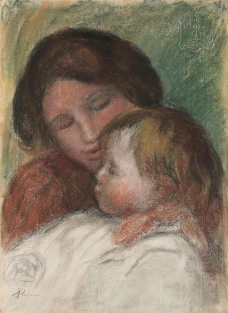 Pierre-Auguste Renoir Suzanne and Jean, 1895 oil painting reproduction