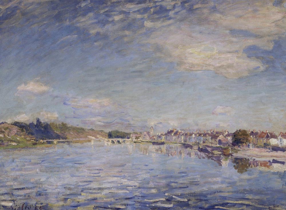 Alfred Sisley Saint-Mammes, 1883 oil painting reproduction