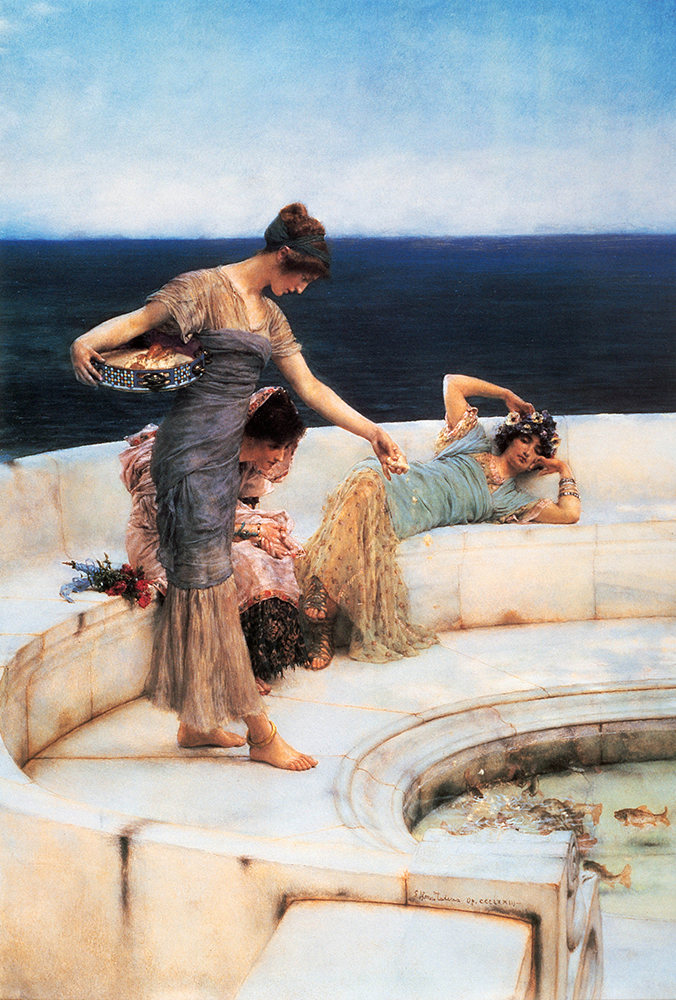 Lawrence Alma-Tadema In the Time of Constantine oil painting reproduction