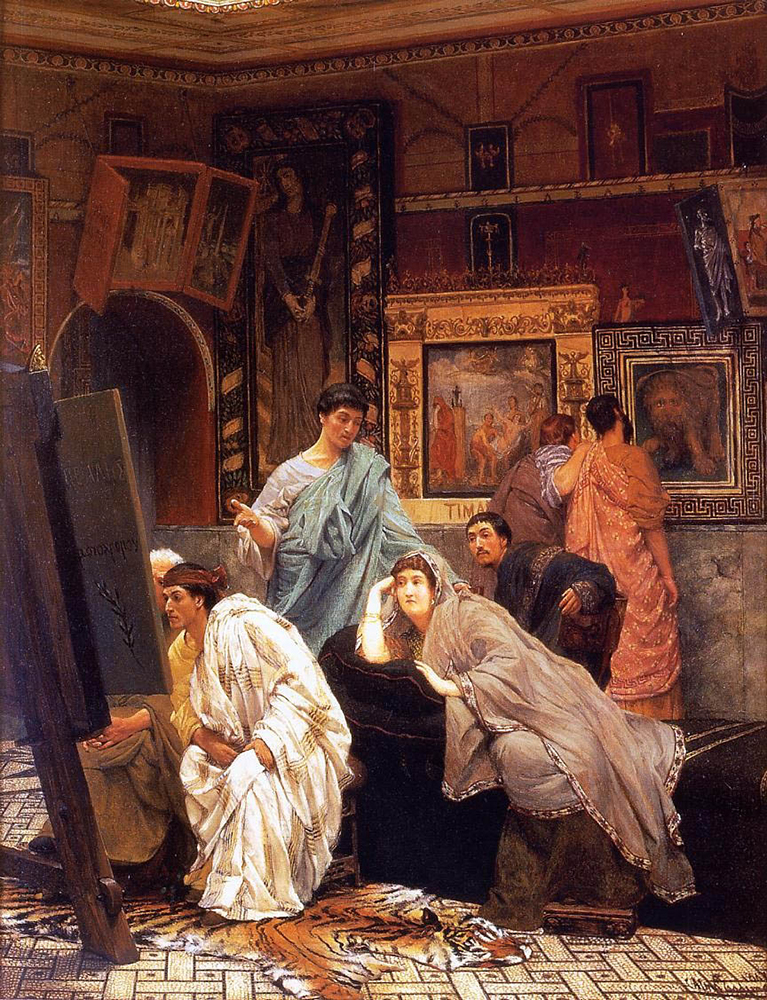 Lawrence Alma-Tadema The Blind Beggar oil painting reproduction