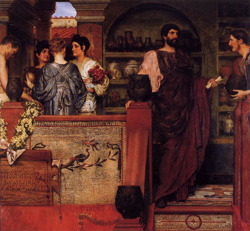 Lawrence Alma-Tadema Coriolanus House  oil painting reproduction