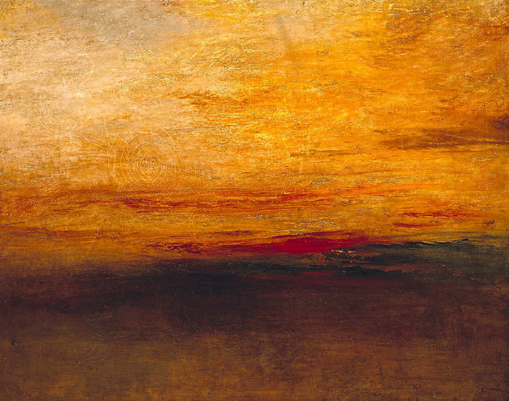 J.M.W. Turner Sunset, 1830-35 oil painting reproduction