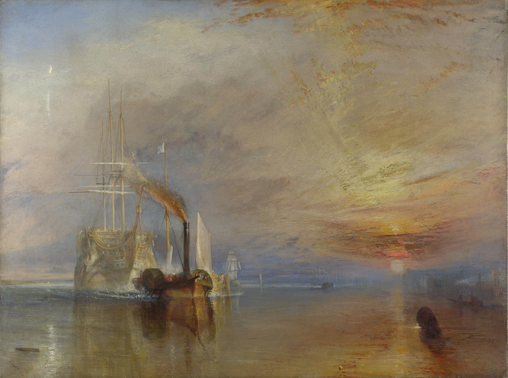 J.M.W. Turner The Fighting Temeraire Tugged to Her Last Berth to be Broken up, 1838 oil painting reproduction