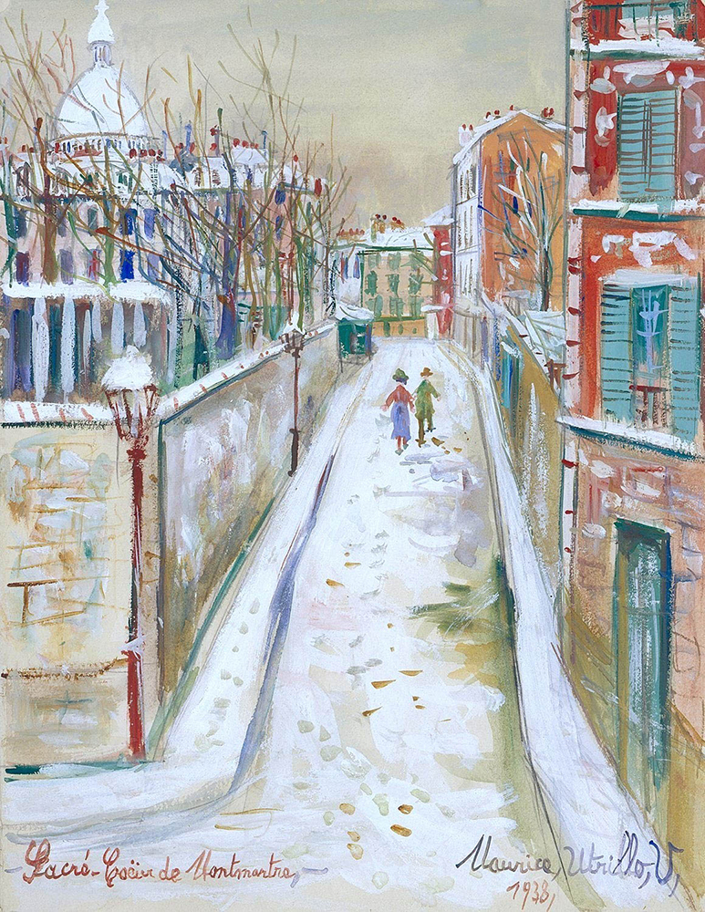 Maurice Utrillo Sacre-Coeur de Montmartre, 1938 oil painting reproduction