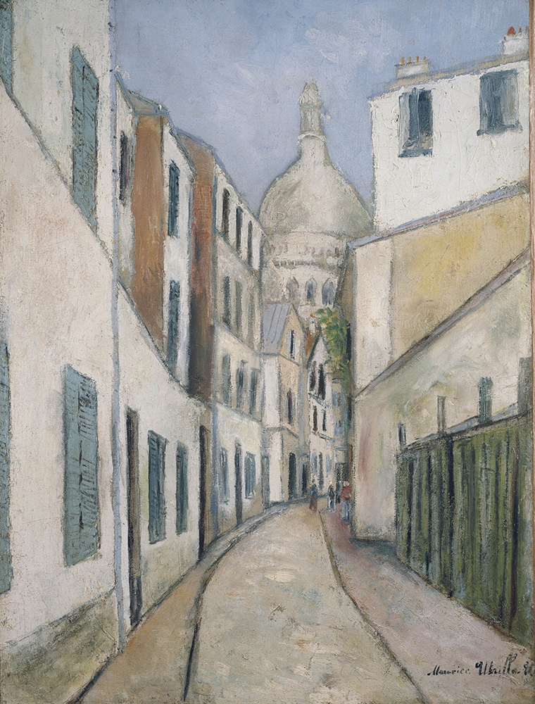 Maurice Utrillo Saint-Rustique Street, 1911 oil painting reproduction