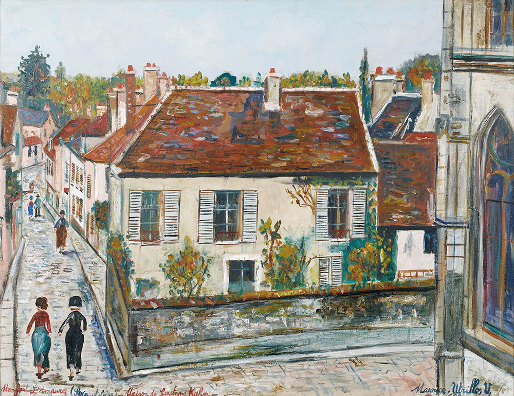 Maurice Utrillo Gustave Kahn House at Montfortt-L'Amaury, 1933 oil painting reproduction