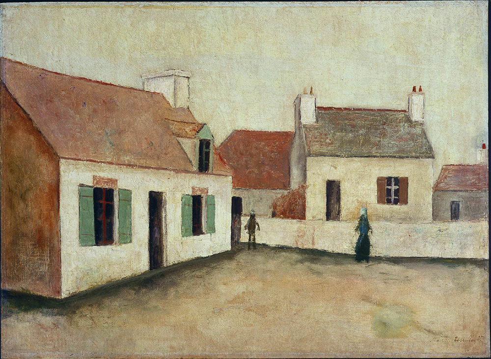 Maurice Utrillo House on the Isle of Ouessant, Brittany, 1912 oil painting reproduction