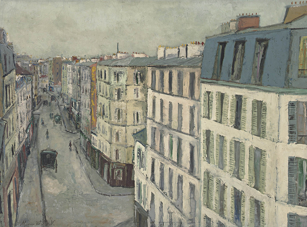 Maurice Utrillo Jonquiere Street, 1910 oil painting reproduction