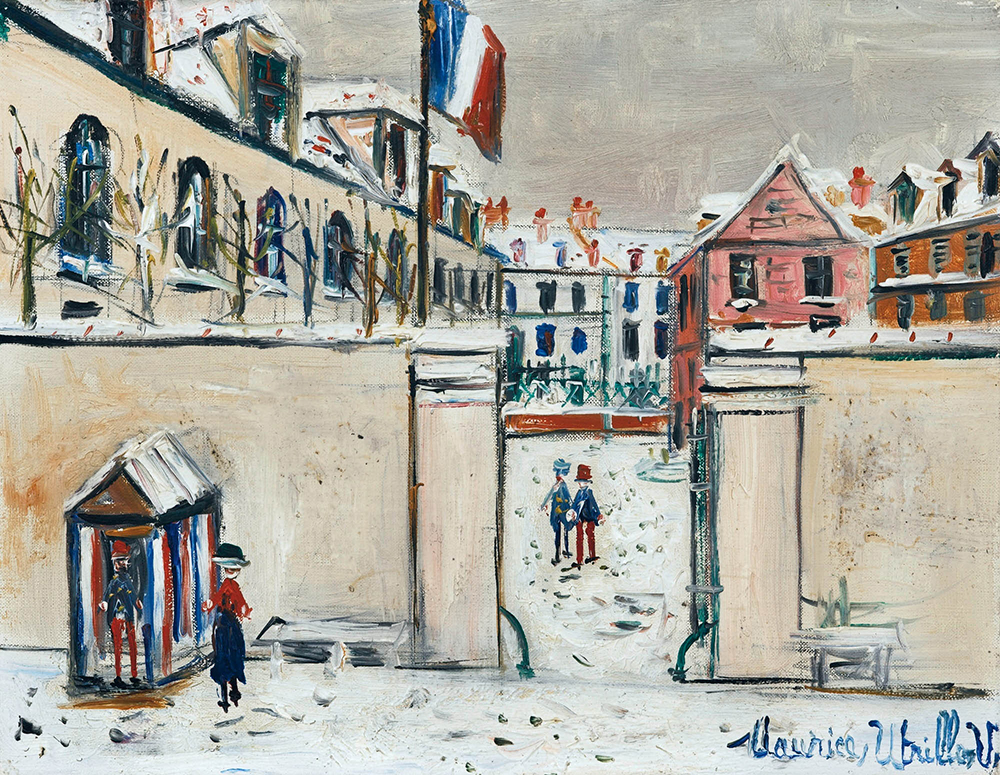 Maurice Utrillo The Barn at Soissons, 1933 oil painting reproduction