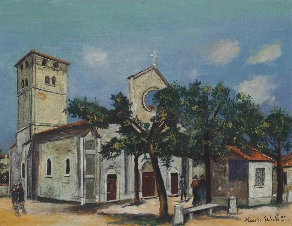 Maurice Utrillo The Church of Provence, 1925 oil painting reproduction