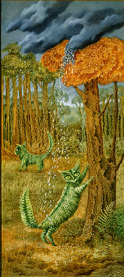 Remedios Varo The Fern Cat oil painting reproduction