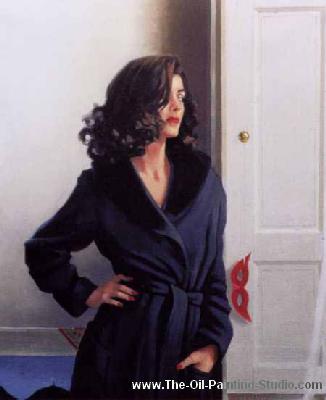 Jack Vettriano Dressing to Kill oil painting reproduction