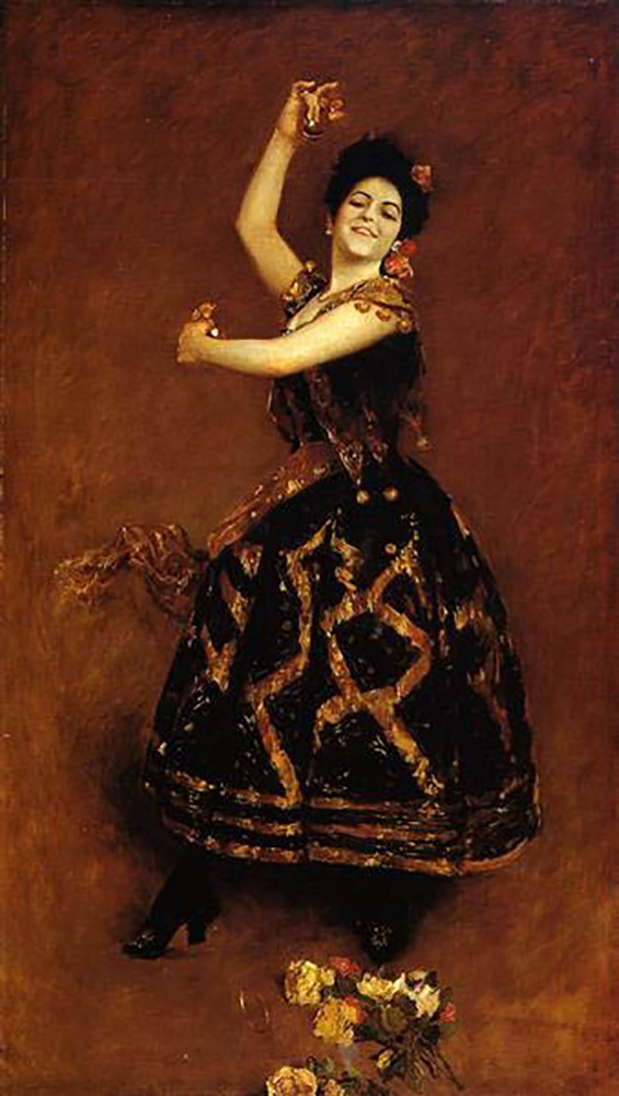 William Merritt Chase Carmencita oil painting reproduction