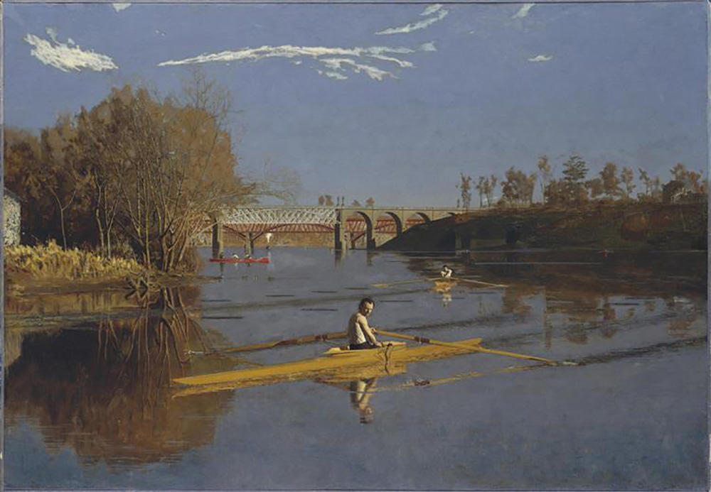 Thomas Eakins Max Schmitt in a Single Scull oil painting reproduction