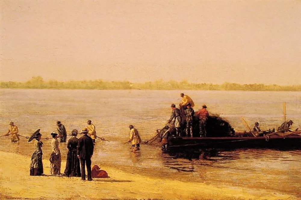 Thomas Eakins Shad Fishing at Gloucester on the Delaware River oil painting reproduction