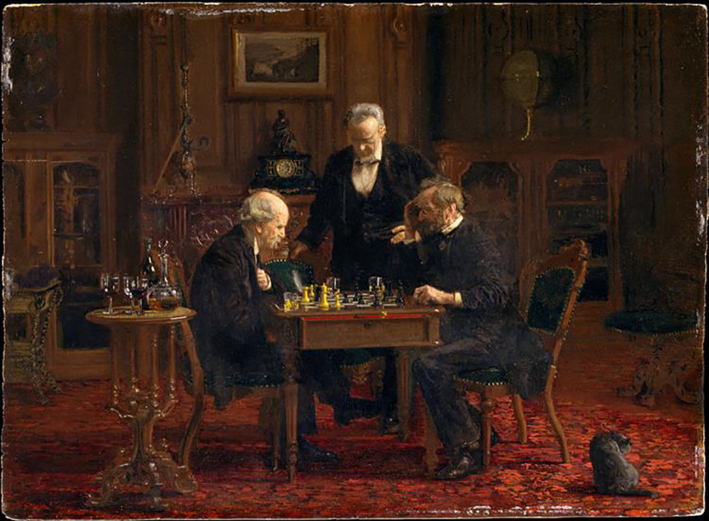 Thomas Eakins The Chess Player oil painting reproduction