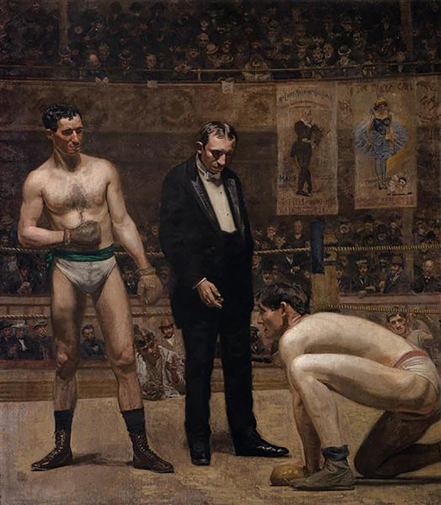 Thomas Eakins Taking the Count, 1898 oil painting reproduction