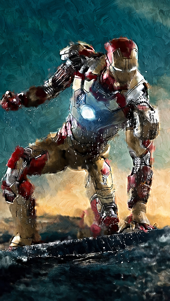 Comic Book Heroes Art - Iron Man - Iron Man 5 painting for sale ironman11