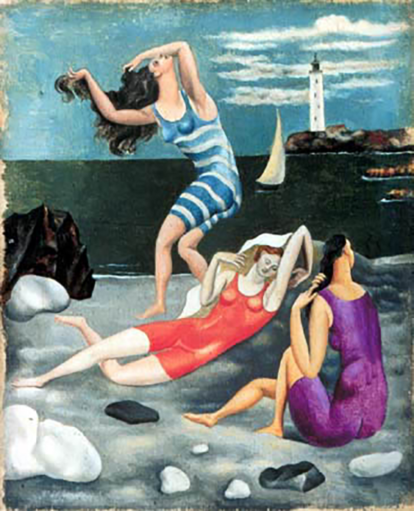 Pablo Picasso Les baigneuses Summer 1918 oil painting reproduction