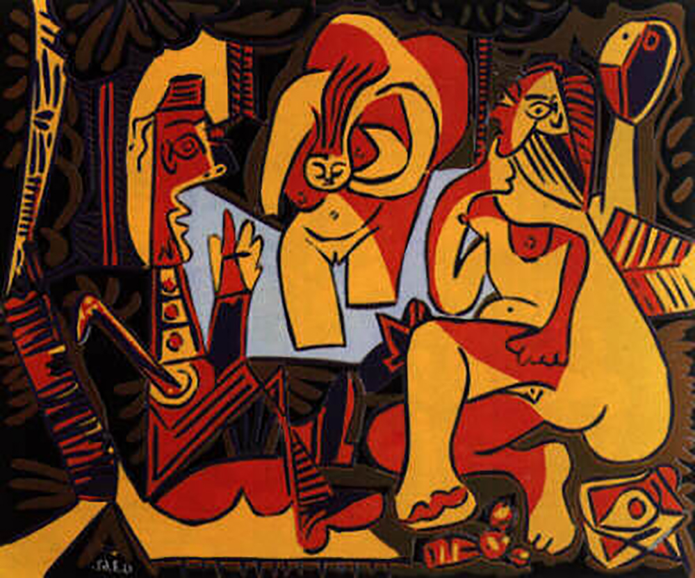 Pablo Picasso Le déjeuner sur l'herbe. 13-March 1962 oil painting reproduction