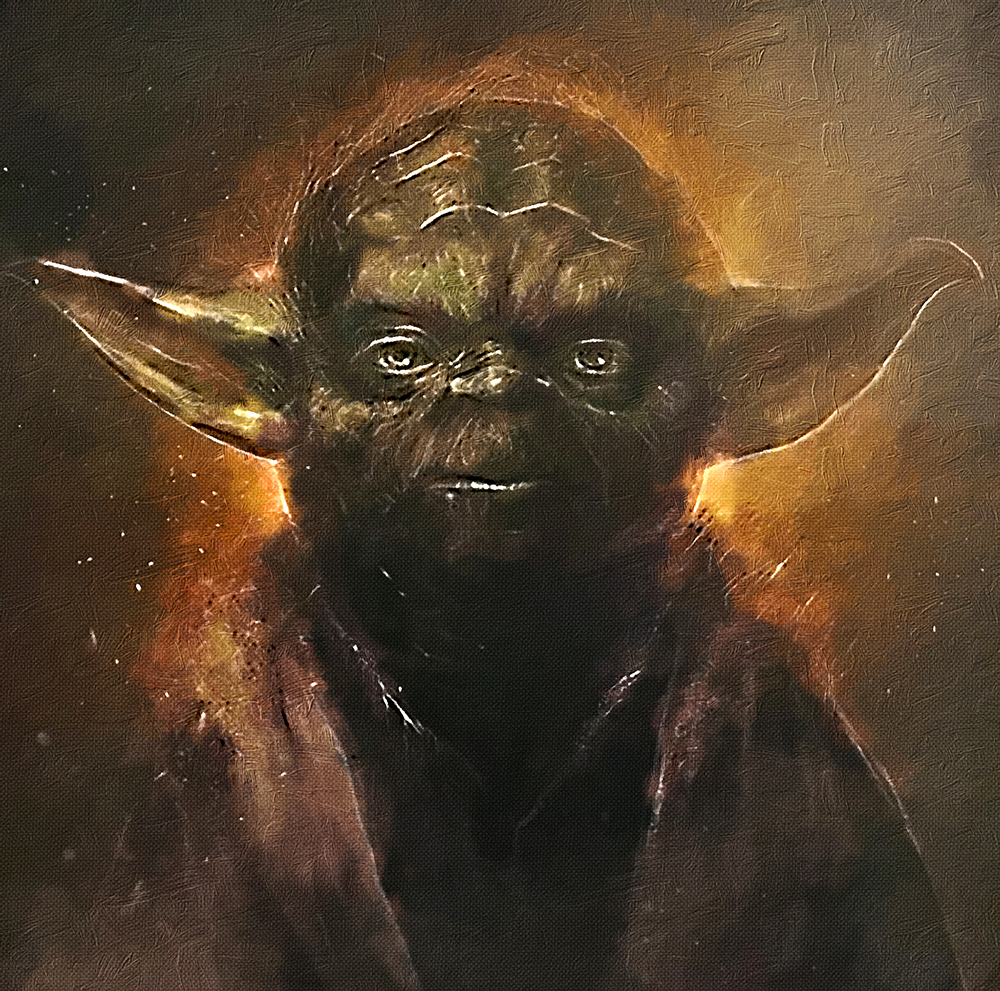  Movie Art - Stars Wars - Yoda 2 painting for sale starwars301