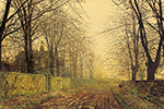 John Atkinson Grimshaw The Sere and Yellow Leaf oil painting reproduction