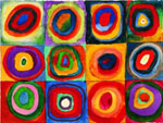 Wassily Kandinsky Squares with Concentric Circles oil painting reproduction