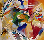 Wassily Kandinsky Painting with Green Center oil painting reproduction