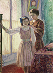Henri Lebasque Mother and Daughter oil painting reproduction