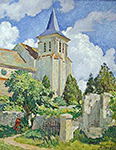 Henri Lebasque The Church at Montevrain oil painting reproduction