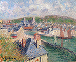 Gustave Loiseau Port of Fecamp, 1912 oil painting reproduction