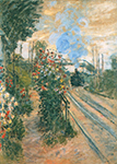 Claude Monet Arriving at Montegeron, 1876 oil painting reproduction