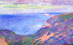 Claude Monet Cliff near Dieppe 2, 1897 oil painting reproduction