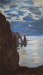 Claude Monet Etretat, the Needle Rock and Porte d'Aval, 1885 oil painting reproduction