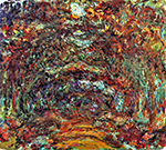 Claude Monet Path under the Rose Arches, Giverny, 1918-24 oil painting reproduction