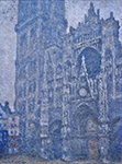 Claude Monet Rouen Cathedral, the Portal, Grey Weather, 1894 oil painting reproduction