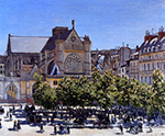 Claude Monet Saint Germain l'Auxerrois, 1867 oil painting reproduction