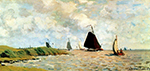 Claude Monet Seascape, 1871 oil painting reproduction