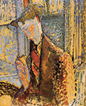 Amedeo Modigliani Portrait of Frank Burty Haviland - 1914 oil painting reproduction