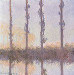 Claude Monet The Four Poplars oil painting reproduction