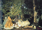 Claude Monet Luncheon on the Grass oil painting reproduction