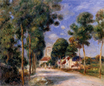 Pierre-Auguste Renoir Entering the Village of Essoyes, 1901 oil painting reproduction