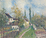 Alfred Sisley Path at Sablons oil painting reproduction