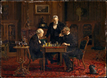 Thomas Eakins The Chess Player oil painting reproduction